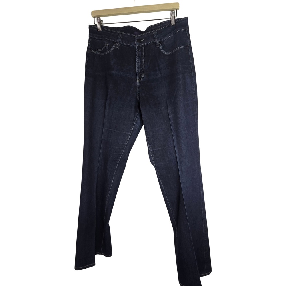 NYDJ Not‎ Your Daughters Jeans Bootcut lift Tuck Technology Dark Wash Size 14